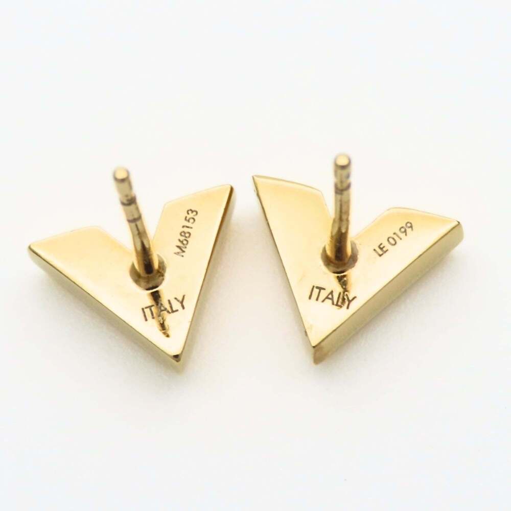 LOUIS VUITTON Gold Earrings - Picture 4 of 9